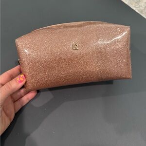 Kate Spade Rose Gold Sparkle Cosmetics/Toiletry Bag